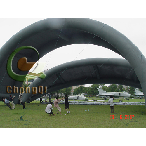 inflatable military tent